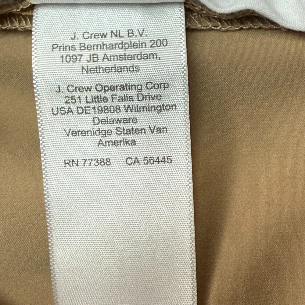 J Crew Pants Mens 32x30 Fits 34‎ Khaki Flex Slim Golf Preppy AA712 Polyester